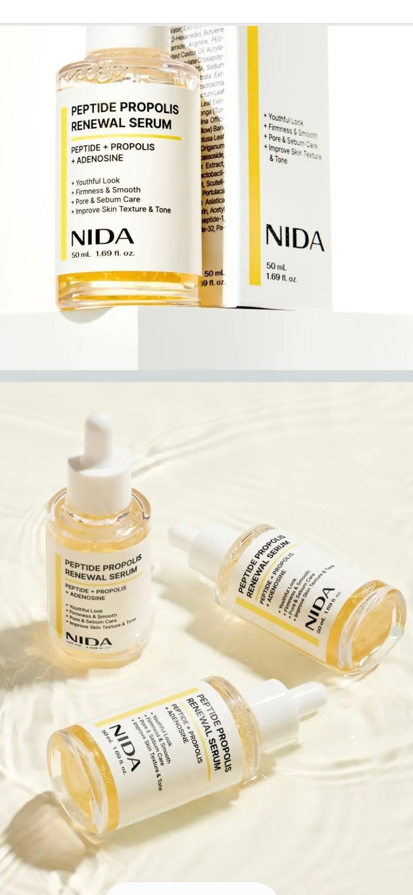NIDA Peptide Propolis Renewal Serum