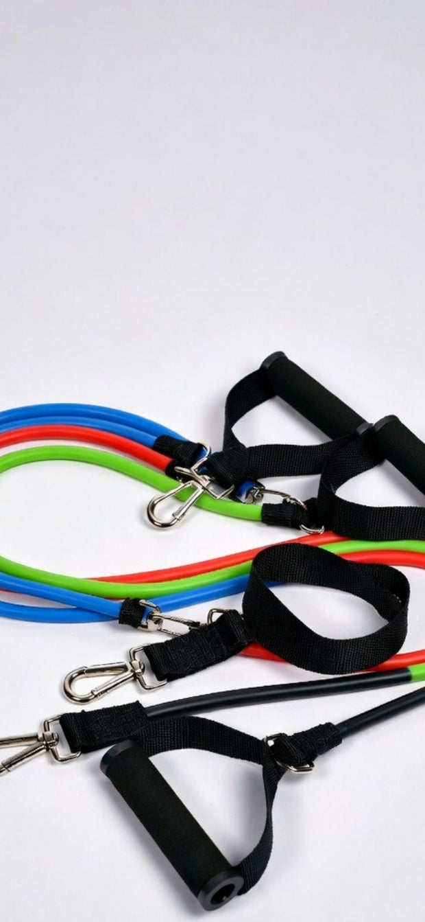 Premium Resistance Bands Set - Full Body Home Workout Kit